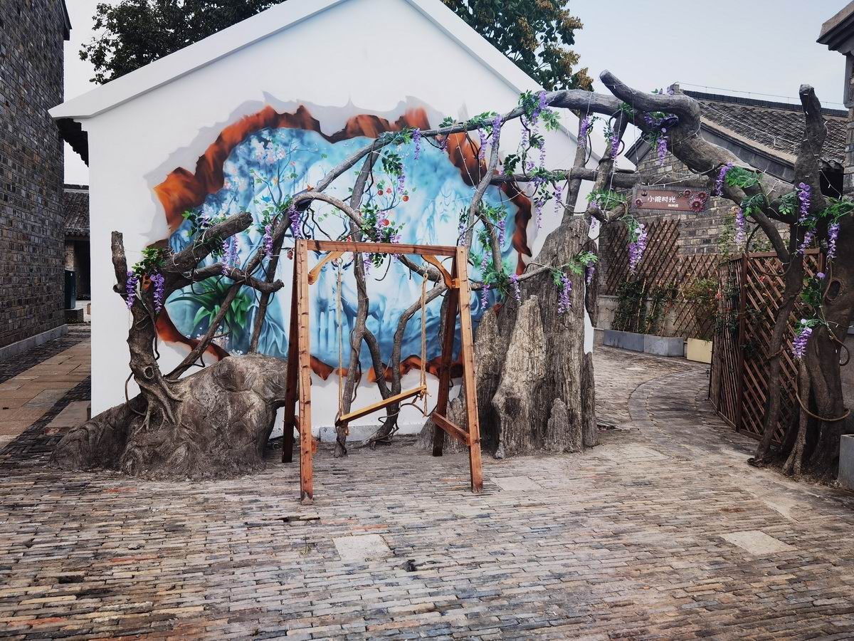 場(chǎng)景鹿原墻